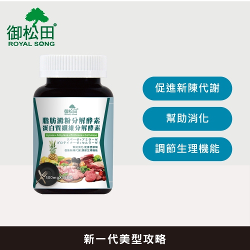【御松田】脂肪澱粉分解酵素+蛋白質纖維分解酵素(150粒)